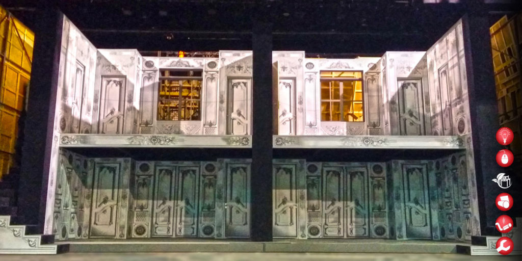 Σκηνικό θεάτρου VICTOR VICTORIA ΠΑΝΘΕΟΝ